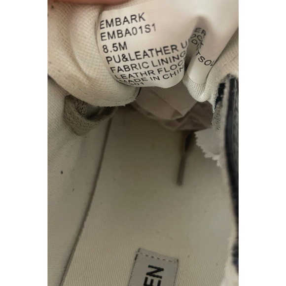 Steve Madden Womens Embark Black Glitter Low Top Fashion Sneaker Size 8.5 - Picture 6 of 9